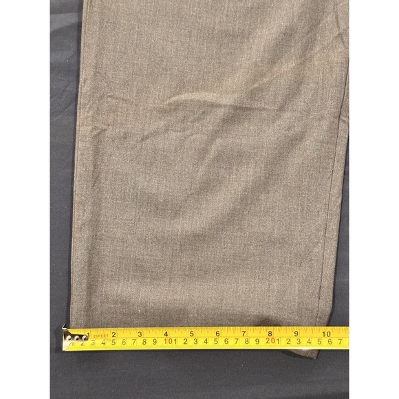Roz & Ali Womens Plus Size 22 Grey Elastic Waist Straight Leg Dress Pants Office - Picture 6 of 15